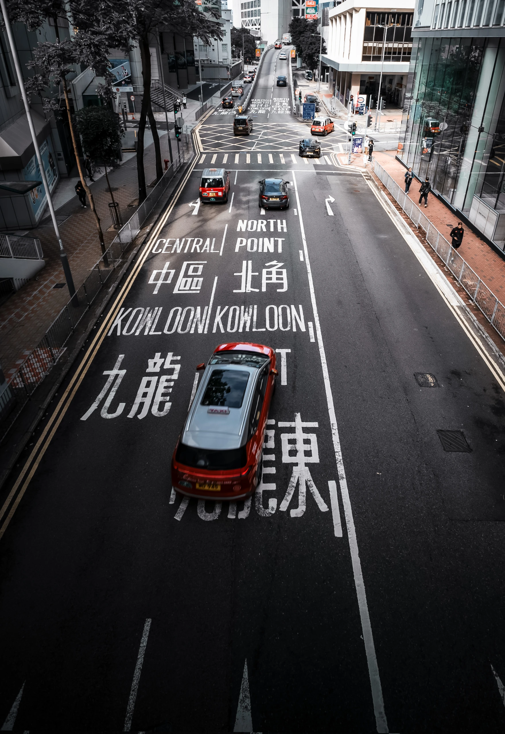 一个天桥拍的
